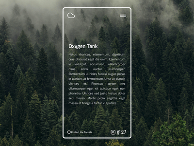 Website Concept design figma forest minimal minimalist mobile mobile design ui ux vector web webdesign