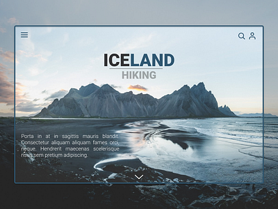 Iceland Hiking Trip Landing Page