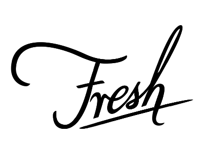 Fresh fresh hand lettering lettering type typography