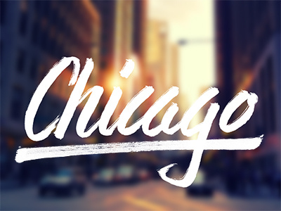 Chicago brush chicago hand lettering lettering single stroke