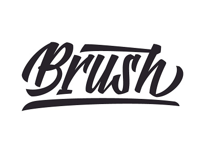 Brush brush brush pen fast sketch hand lettering lettering