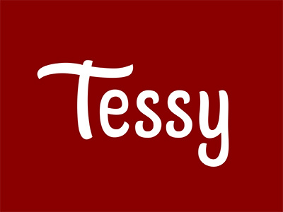 Tessy branding lettering logo logotype tessy