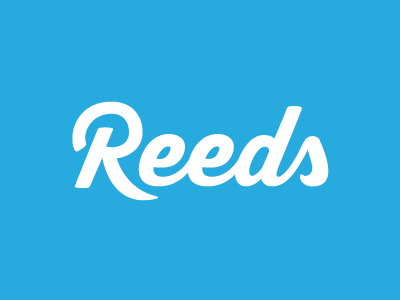 Reeds brand handlettering lettering logo logotype reeds