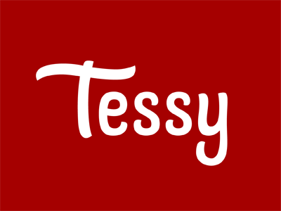 Tessy brand lettering logo logotype tessy