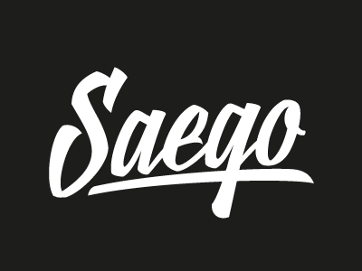 Saego (WIP) brand brush lettering logo logotype saego
