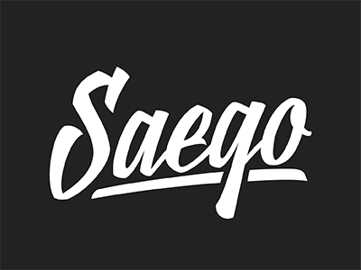 Saego brand hand lettering lettering logo logotype
