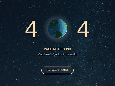 Daily UI | 404 page