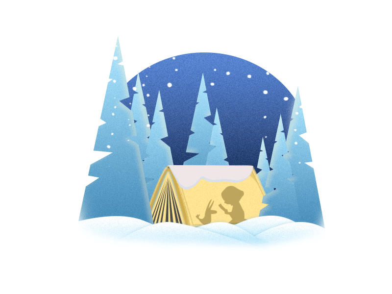 Christmas Dribbble about book christmas