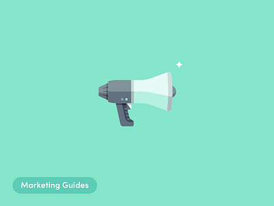 Marketing Guides alliioop blog ecommerce illustrations marketing guides megaphone