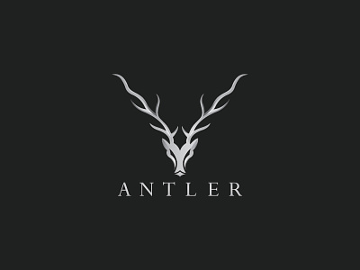 Antler Logo Design animal deer freepik illustration logo logo design vector