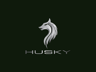 Husky Logo Design animal logo dog husky logo logo design vector vector logo