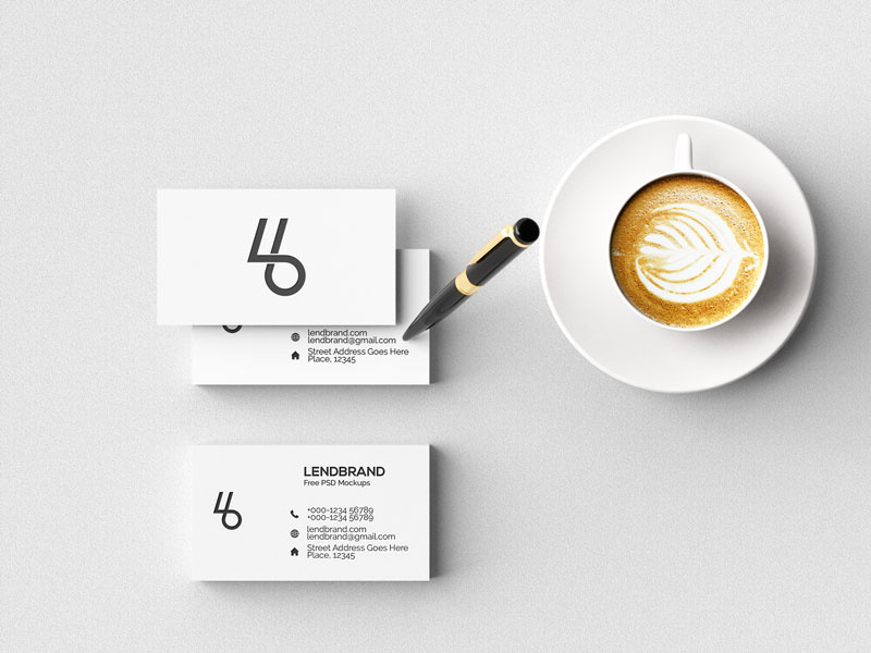 Free Minimal Business Card Psd Mockup card mockups free business card mockups psd mockups free psd mockups freebies business card free business card mockups