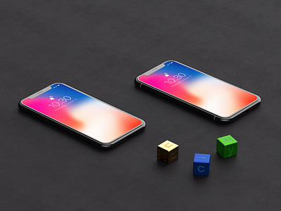 Free iphone X Psd Mockup