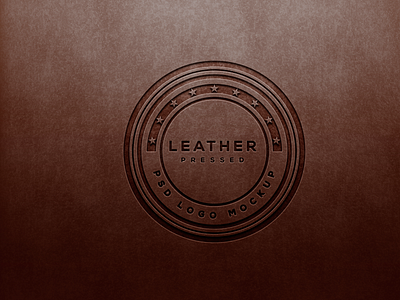 Puched Leather Logo Mockup design leather leather mockup logo designs logo mockup mockup psd mockups premium mockup premium psd psd psd mockup