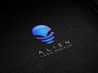 Premium Metallic Embossed Logo Mockup