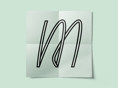 13 / 36 - «M» 36daysoftype 36daysoftype07 font letter lettering logo logotype m type