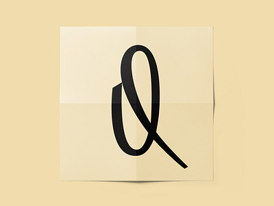 17 / 36 - «Q» 36daysoftype 36daysoftype07 dribbble font letter lettering logo logotype type typography