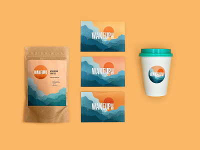Wake Up Coffee - Identity branding coffee dribbble identity illustration vector