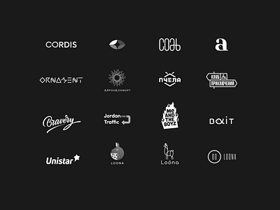 Logofolio'19 branding identity letter lettering logo logo collection logofolio logotype portfolio typography