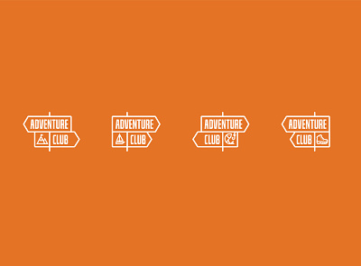 ⛺️ Adventure Club - NEW case on Behance! branding dynamic logo flexible identity identity logo logotype