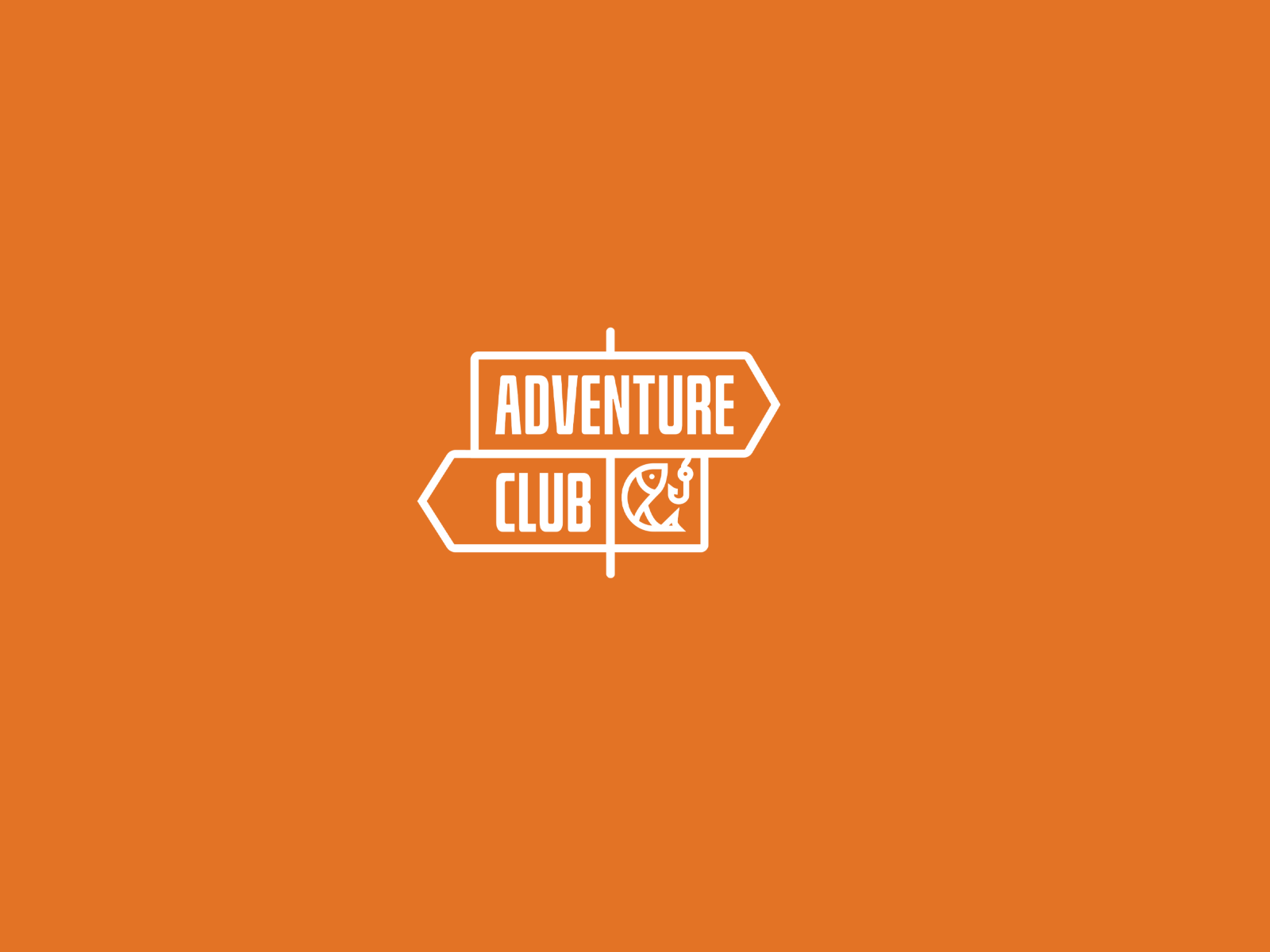 ⛺️ Adventure Club - NEW case on Behance! active travel adventure branding club dynamic dynamic logo flexible flexible identity icon identity logo logotype signpost travel trip