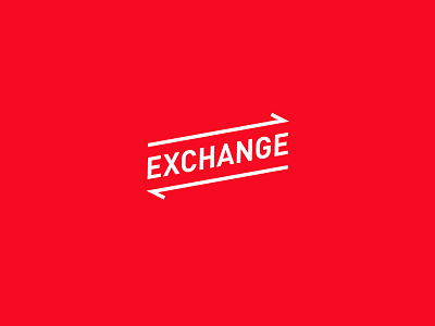 Exchange - logo concept for website color concept dribbble exchange logo logotype website