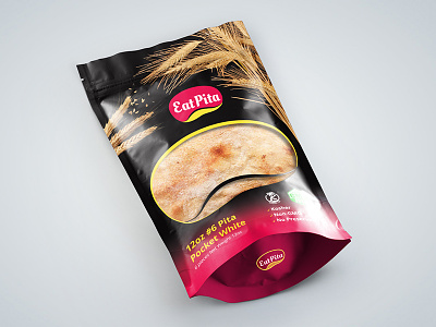 EatPita Packaging Design art director bag design dorian sarmasan graphic designer logo logo design packaging packaging design pita bread product design