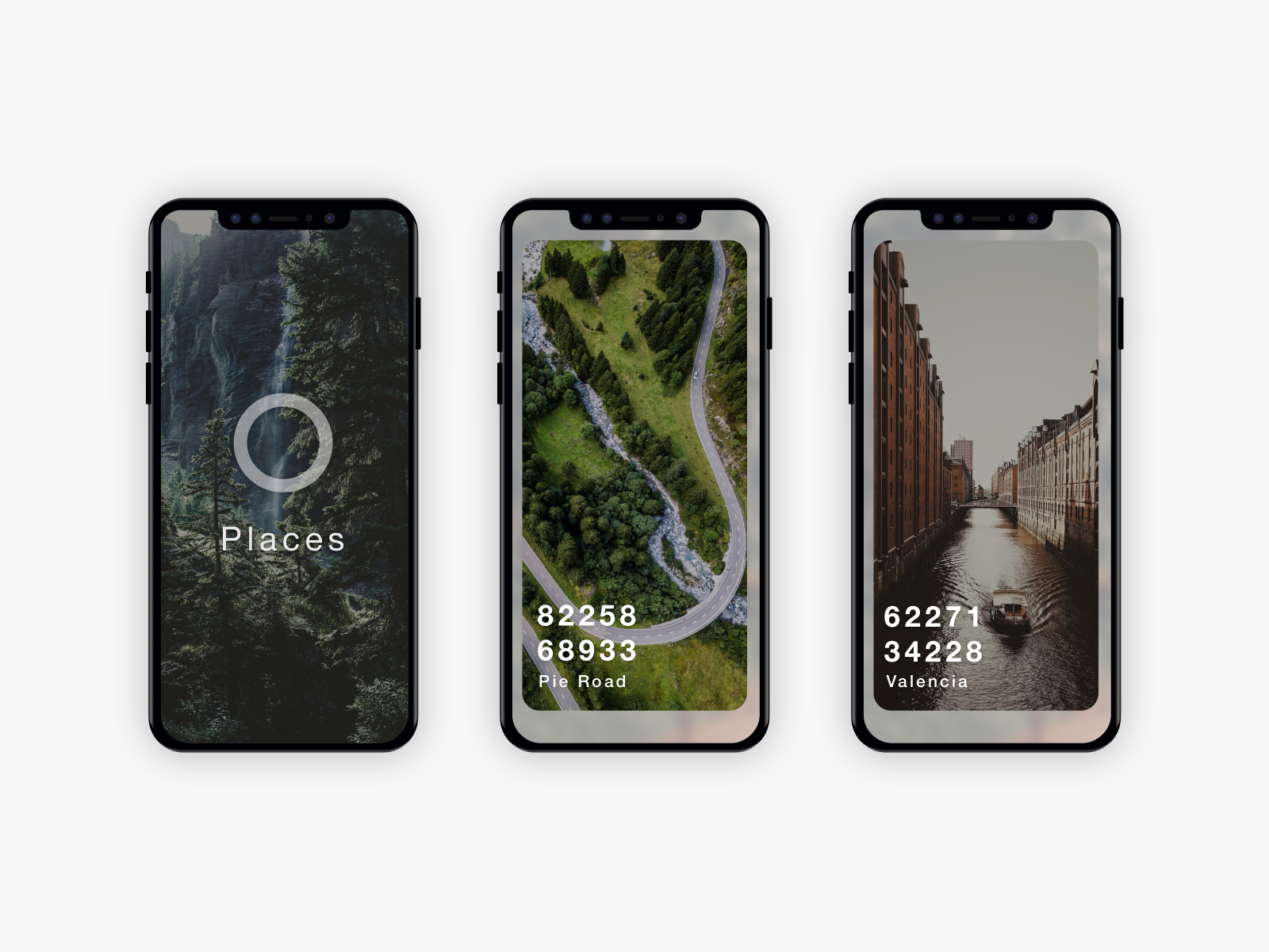 Places App Preview by Felix Haas on Dribbble