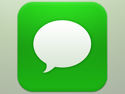 iOS 7 Messages Icon app apple blog ios ios 7 medium ui