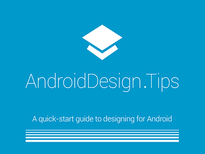 AndroidDesign.tips android app apps design google nexus ui ux