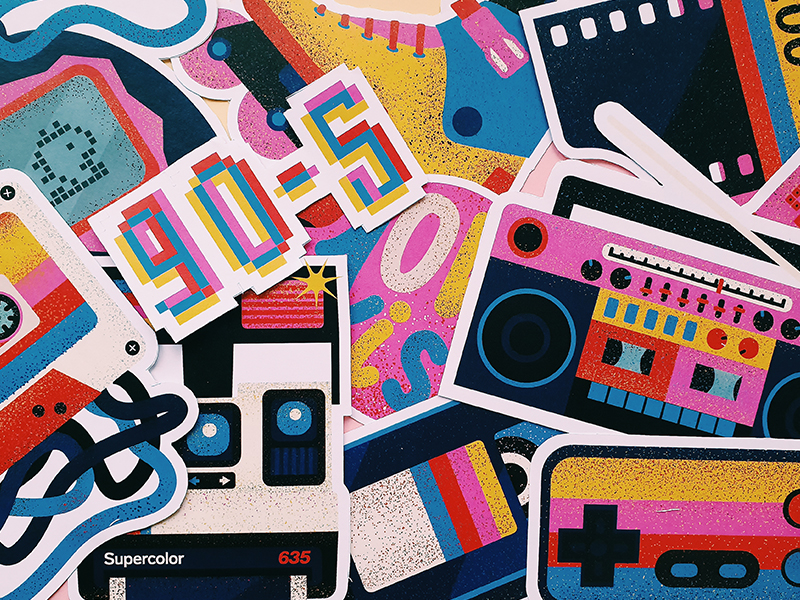 Design by the Decades: Get inspired by 90s graphic design trends