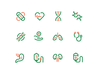 Medical Icon Part 2 abstract icon illustration logo medical minimalist outline simple vector