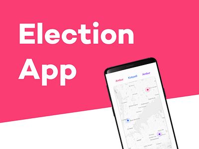 Election Application Design android app branding clean college design flat ios official ui ui ux designer uidesign ux ux ui design uxer