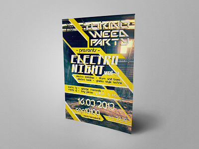 Flyer - Electro Music Party electro electromusic electronic flyer flyerdesign graphicdesign party