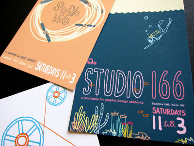 Studio 166 Posters illustration poster series