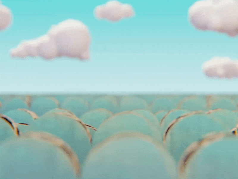 Lo-Fi Water Simulation 3d animation animation blender3d character claymation gif