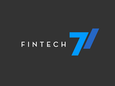 Fintech 71 Logo branding financial innovation logo design