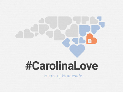 #CarolinaLove branding campaign icon illustration nonprofit social vector