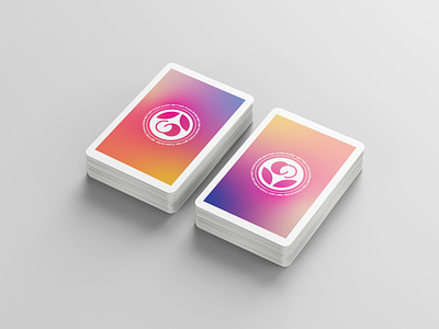 Playing Cards | Chelsea Method gradient logo playing cards
