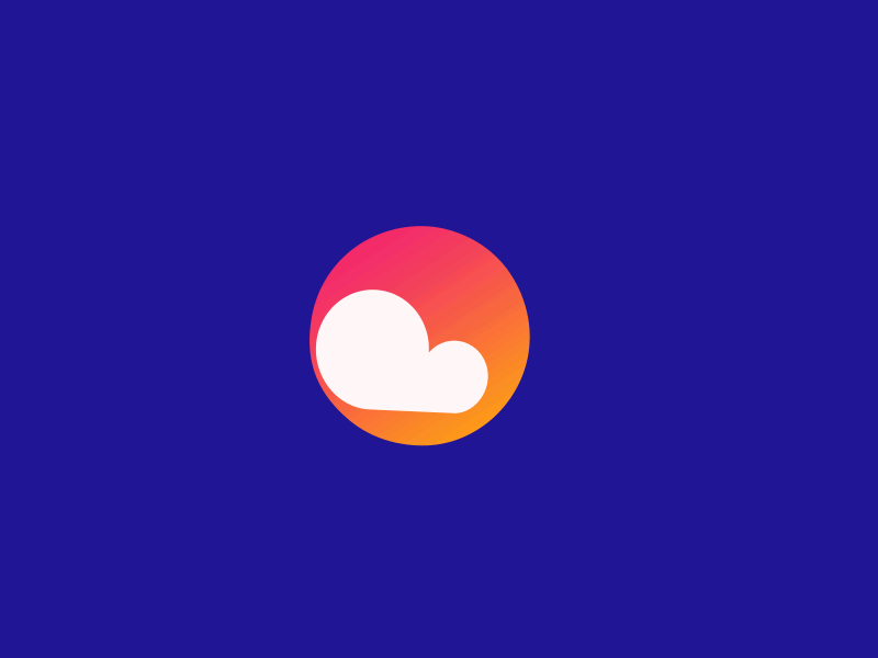 Basic Weather Loading Animation cloud sun weather weather app