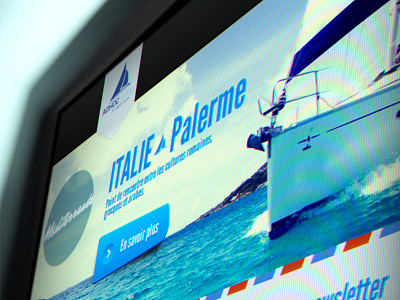 Sailing website redesign boat holidays italia sail sailing sea vacation web design webdesign