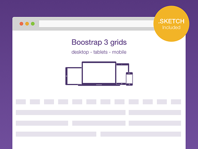 [.SKETCH] Bootstrap3 grids template