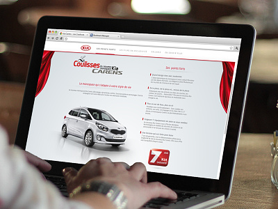 Kia Carens web site car engine kia layout motor page site smooth scroll smooth scrolling ui ux vehicule web design web site cars webdesign website