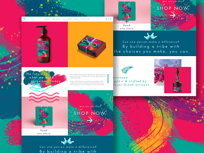 Flora & Fauna Website branding design ui web