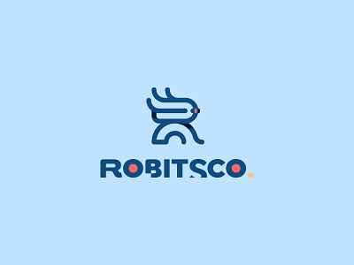 Robot R logo 🤖 blue brand design branding branding agency creative desgin letter letter r line logo logo design logo mark logodesign r r letter rabbit robot robot logo ui ux uiux