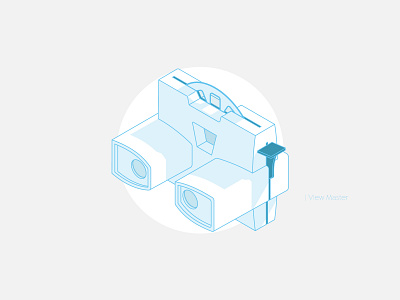 View Master classic vr design icon illustration isometric isometric art isometric design isometric icons isometric illustration isometry line shadow toy vector vector art vector illustration vintage vr