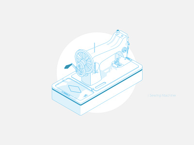 Sewing Machine design icon illustration illustration art illustrations illustrator isometric isometric art isometric design isometric illustration isometry line shadow vector vector illustration vectorart vintage vintage design vintage illustration