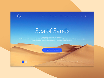 Travel landing page