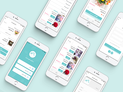 flower shop app design ui ux