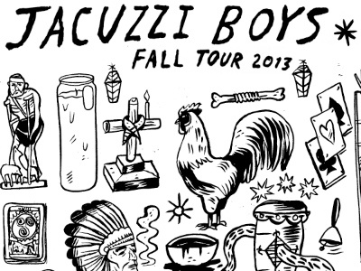 Jacuzzi Boys icons illustration jacuzzi boys magic santeria shirt